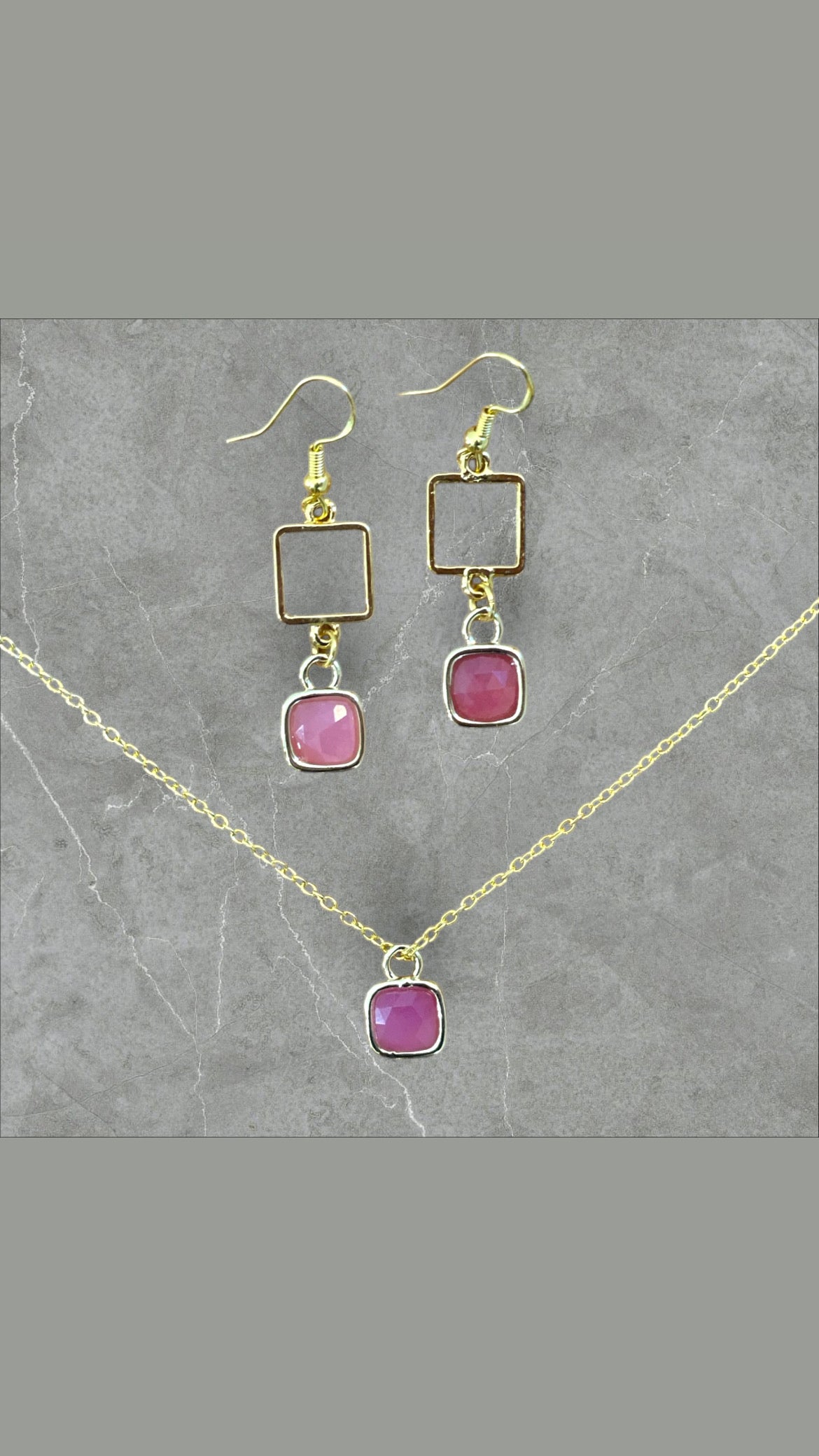 V-Day Pink Tourmaline Set