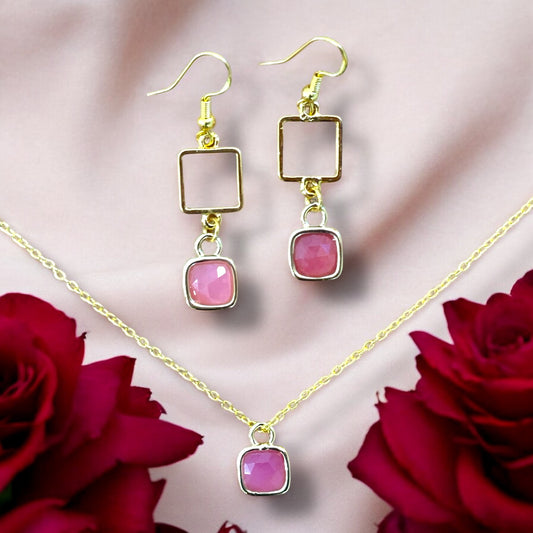 V-Day Pink Tourmaline Set