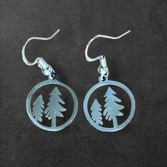 Tree Charms Circle- Silver