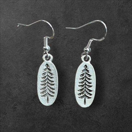 Tree Charms Oval- Silver